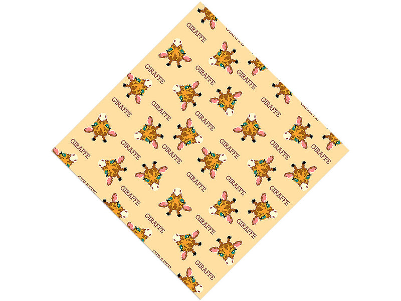 Pixel Ruminant Animal Vinyl Wrap Pattern