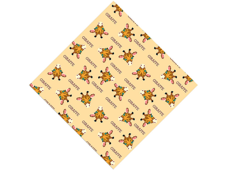 Pixel Ruminant Animal Vinyl Wrap Pattern