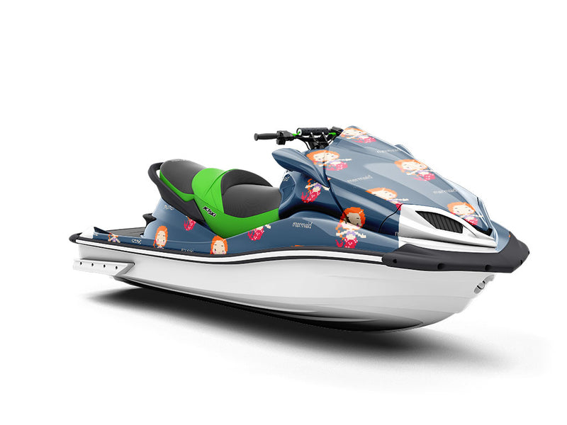 Pixel Siren Fantasy Jet Ski Vinyl Customized Wrap