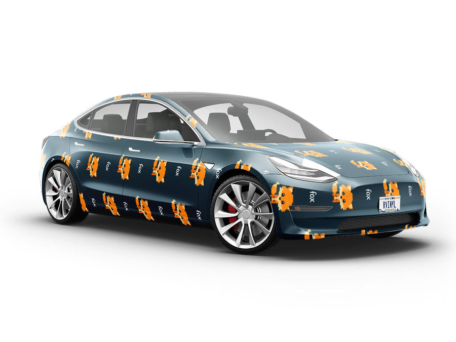 Pixel Tails Animal Vehicle Vinyl Wrap