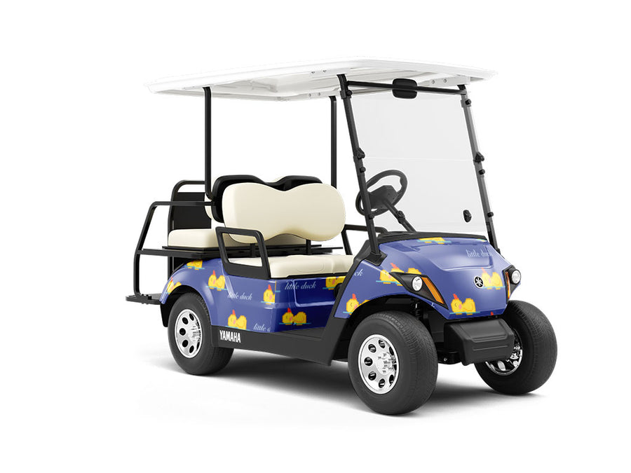 Pixel Waterbirds Birds Wrapped Golf Cart