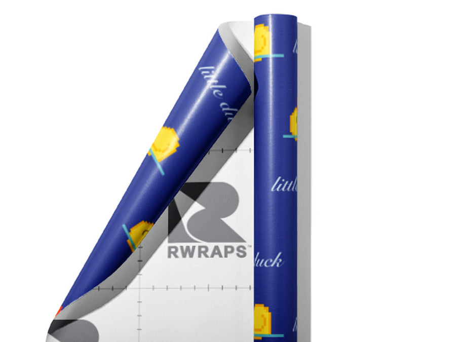 Pixel Waterbirds Birds Wrap Film Sheets~Rwraps Series 914 Pixel Waterbirds Birds Scrolled Sheet~3