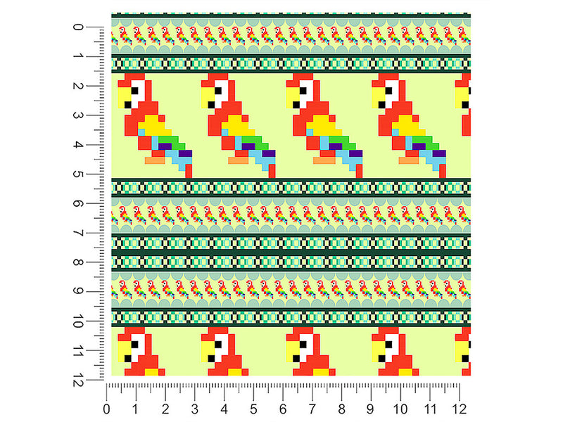 pixelated dialogue bird 1ft x 1ft Craft Sheets