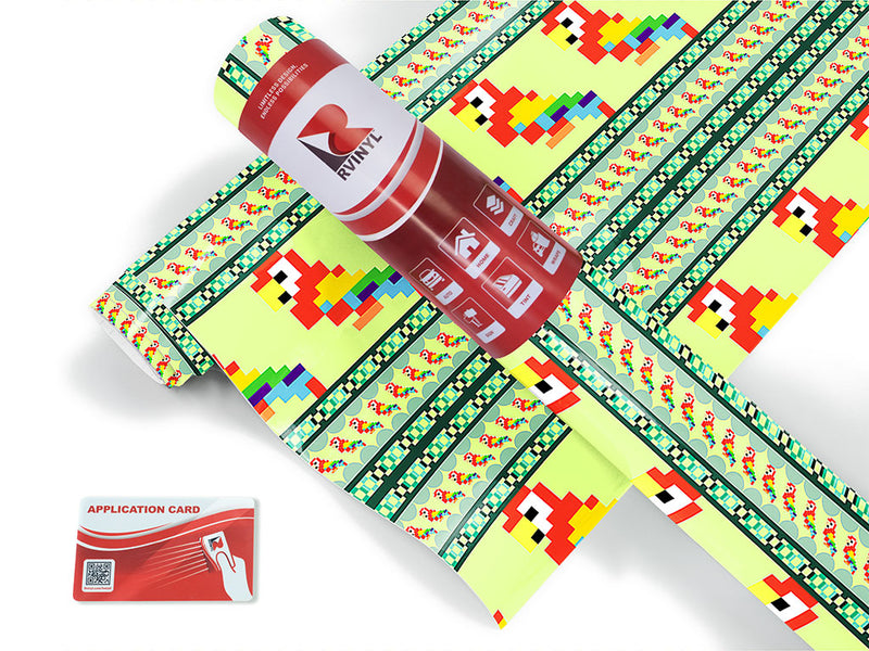 pixelated dialogue bird Craft Vinyl Roll