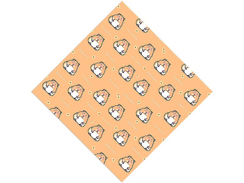 Pixelated Gold Rodent Vinyl Wrap Pattern