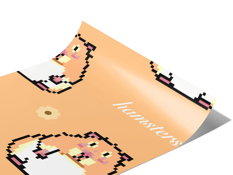 Pixelated Gold Rodent Vinyl Wraps~Rwraps Series 914 Digitally Printed Vinyl Wrap~0