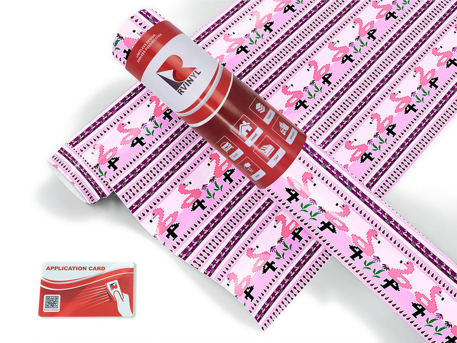 pixelated ibis bird Craft Vinyl Roll