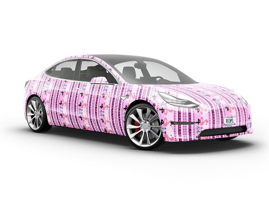 Pixelated Ibis Birds Vehicle Vinyl Wrap
