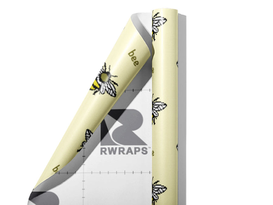 Pixeled Hive Bug Wrap Film Sheets~Rwraps Series 914 Pixeled Hive Bug Scrolled Sheet~3