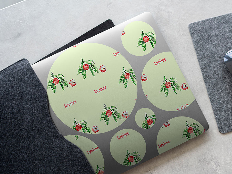 pixelychee fruit DIY Laptop Stickers