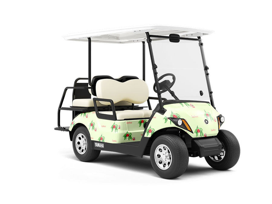 Pixelychee Fruit Wrapped Golf Cart