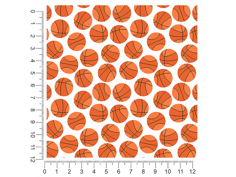 plain basketballs sport 1ft x 1ft Craft Sheets