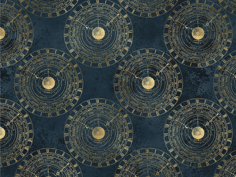 Planetary Timestamps Steampunk Vinyl Wrap Pattern~Rwraps Series 914 Digitally Printed Vinyl Wrap~0