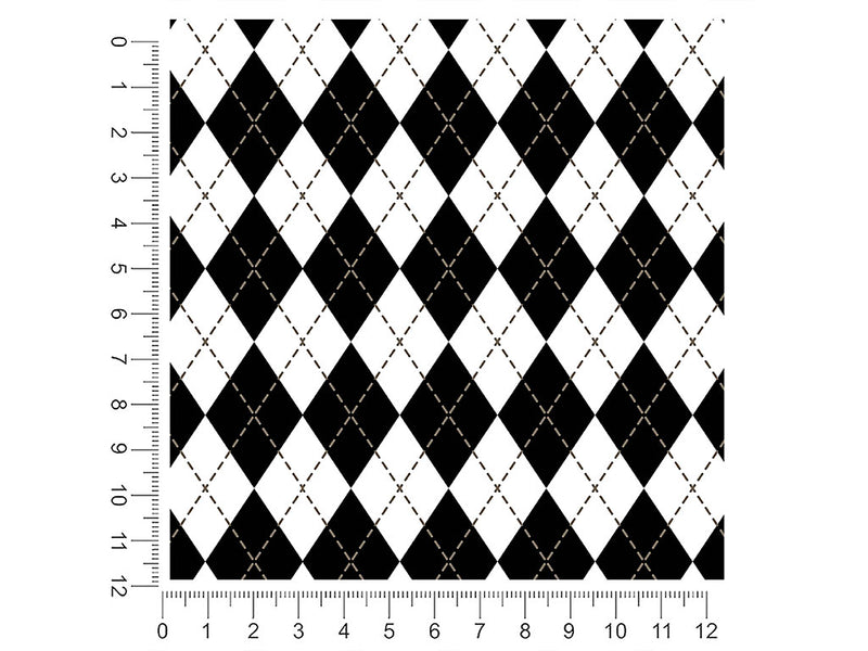 play checkers argyle 1ft x 1ft Craft Sheets