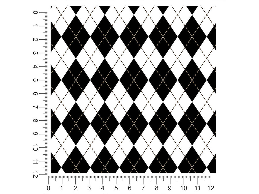 play checkers argyle 1ft x 1ft Craft Sheets