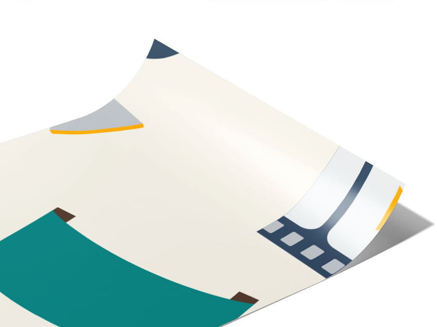 Playback Start Movie Vinyl Wraps~Rwraps Series 914 Digitally Printed Vinyl Wrap~0