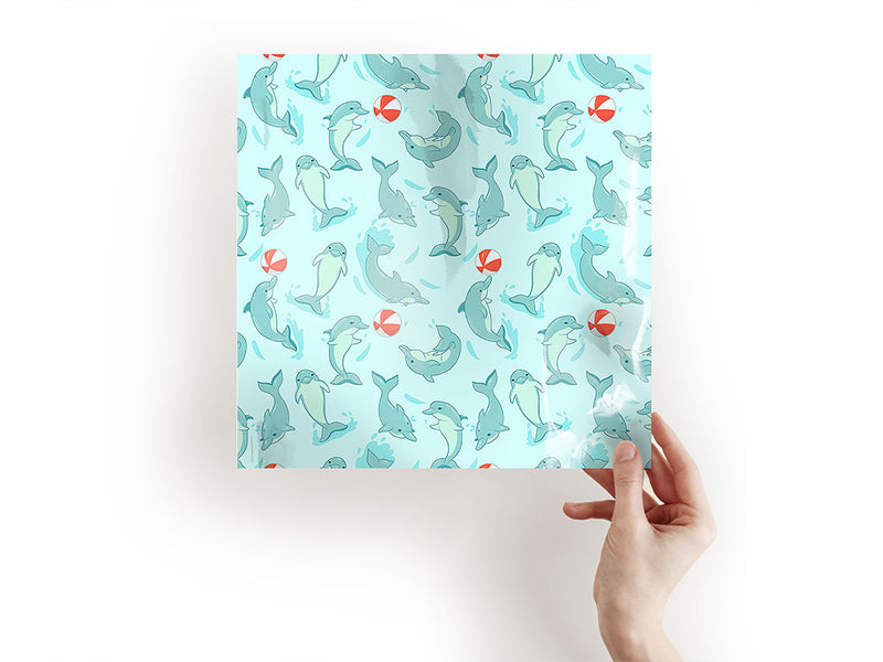 playful dolphins salt water Craft Sheets