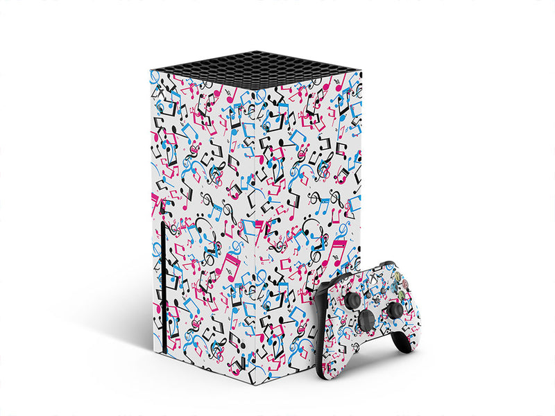 playful notes music XBOX DIY Decal