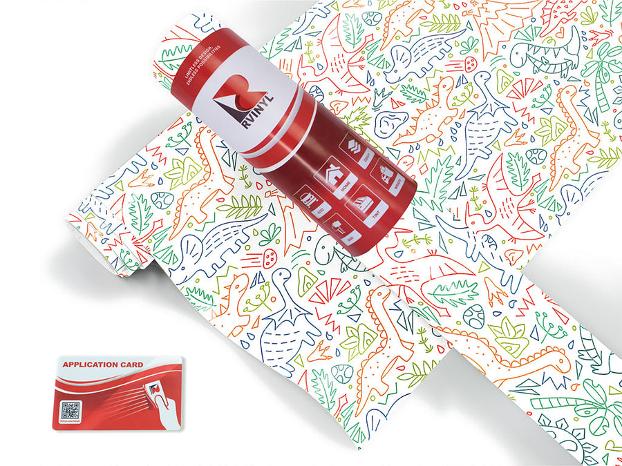 playroom pals dinosaur Craft Vinyl Roll