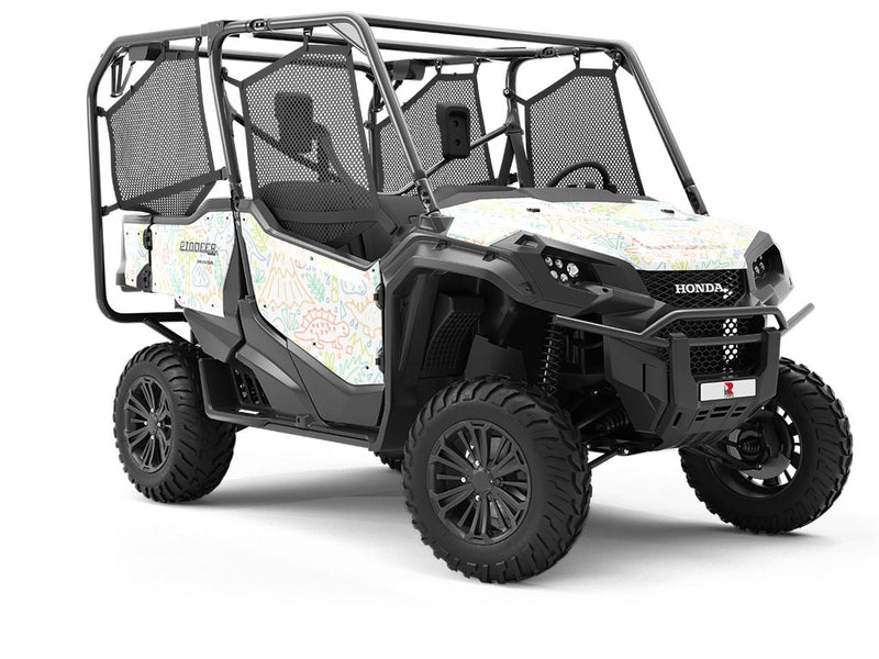 Playroom Pals Dinosaur Utility Vehicle Vinyl Wrap