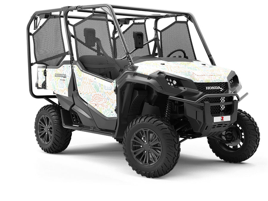 Playroom Pals Dinosaur Utility Vehicle Vinyl Wrap