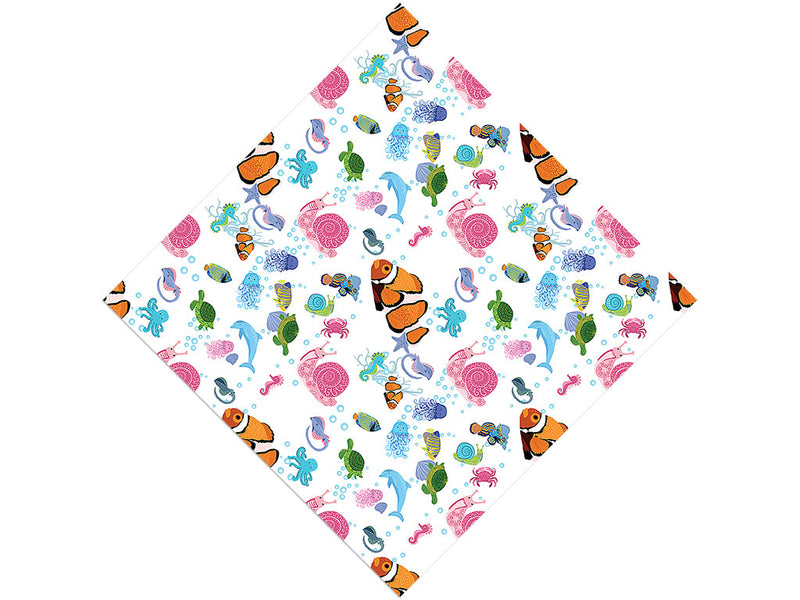 Pleasant Habitat Marine Life Vinyl Wrap Pattern