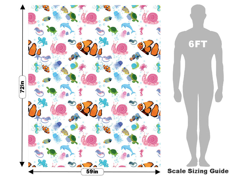 Pleasant Habitat Marine Life Vehicle Wrap Scale~Rwraps Series 914 Pleasant Habitat Marine Life Measurements~1