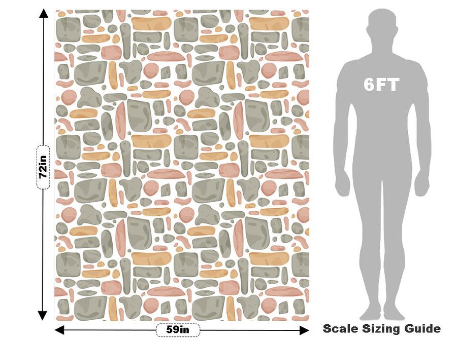 Pleasing Palette Cobblestone Vehicle Wrap Scale~Rwraps Series 914 Pleasing Palette Cobblestone Measurements~2