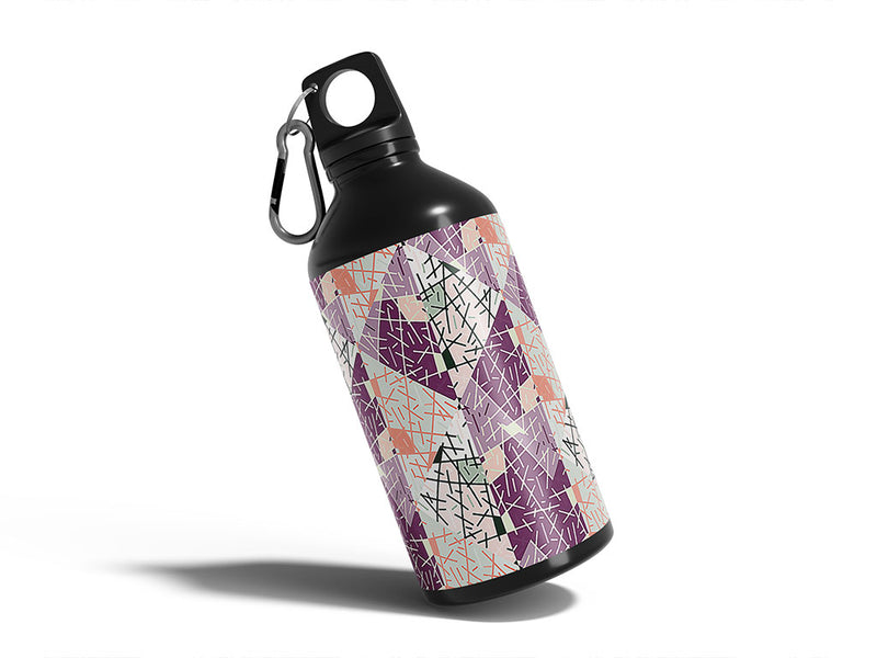 plum pudding art deco Water Bottle DIY Stickers