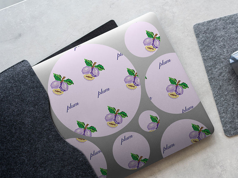 pluxel fruit DIY Laptop Stickers