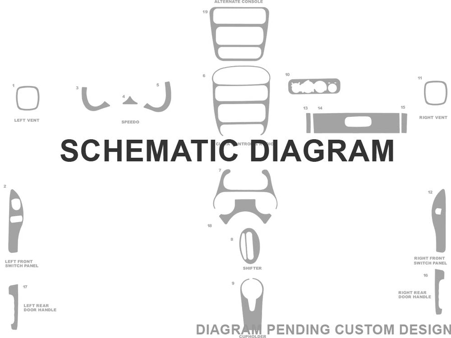 plymouth custom Dash Kit Diagram