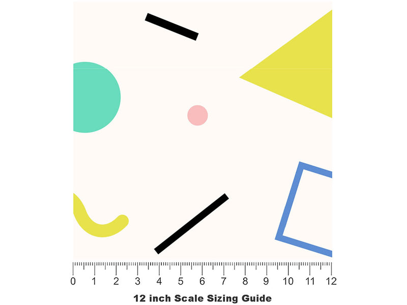 Pocket Lint Abstract Vinyl Film Pattern Size 12 inch Scale~Rwraps Pocket Lint Abstract Sizing Chart~2