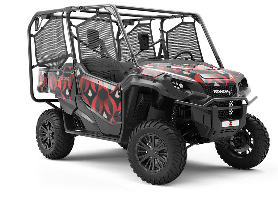 Poison Petals Art Deco Utility Vehicle Vinyl Wrap