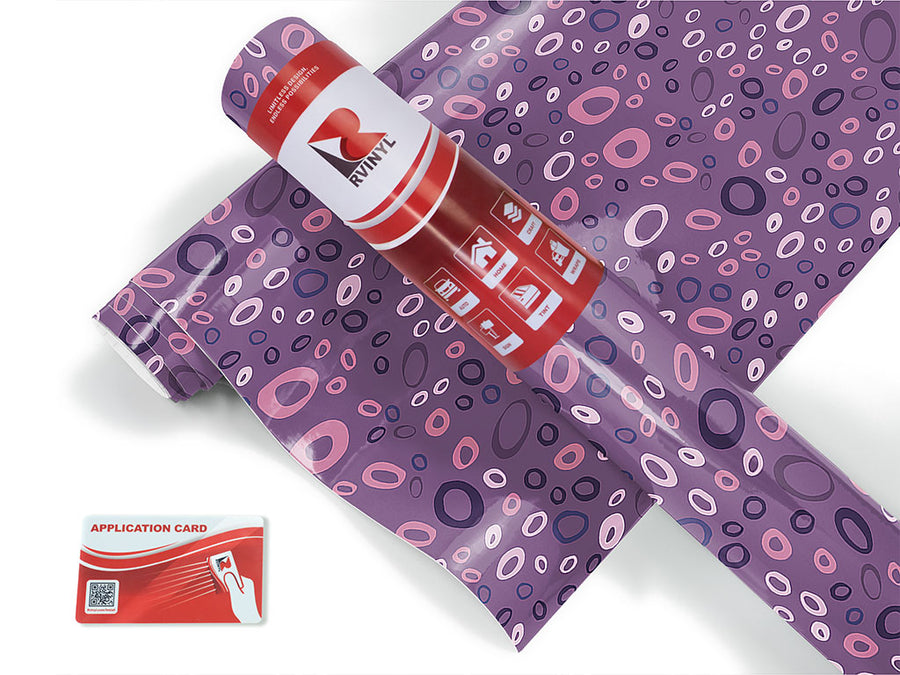 poison type abstract geometric Craft Vinyl Roll