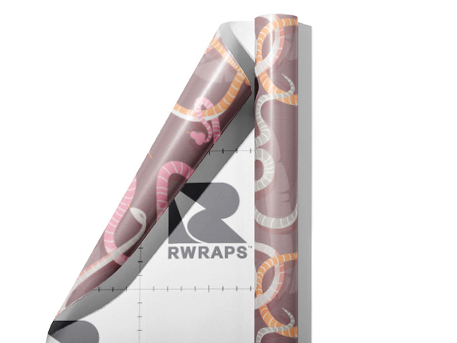 Poisonous Pastels Reptile Wrap Film Sheets~Rwraps Series 914 Poisonous Pastels Reptile Scrolled Sheet~3