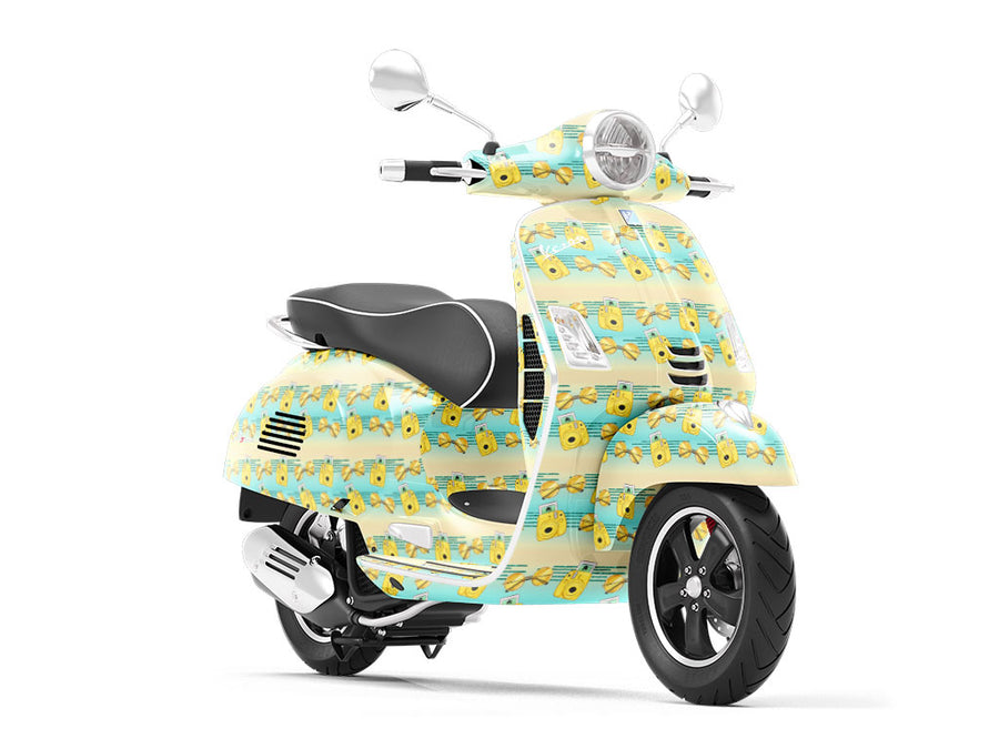 Polaroid Memories Summertime Vespa Scooter Wrap Film