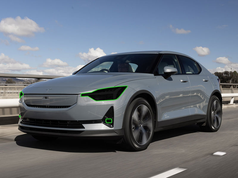 polestar 2 2023-2025 Headlight Tint Location