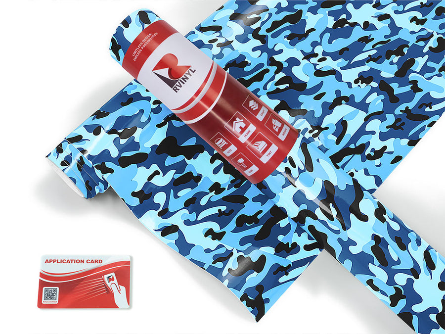 police strobe camouflage Craft Vinyl Roll