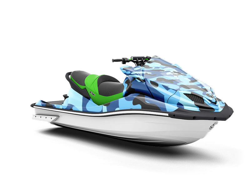 Police Strobe Camouflage Jet Ski Vinyl Customized Wrap