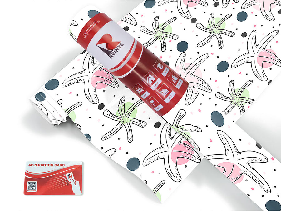 polka dots salt water Craft Vinyl Roll