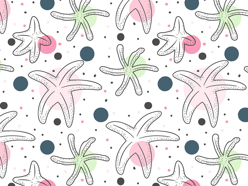 Polka Dots Marine Life Vinyl Wrap Pattern~Rwraps Series 914 Digitally Printed Vinyl Wrap~0