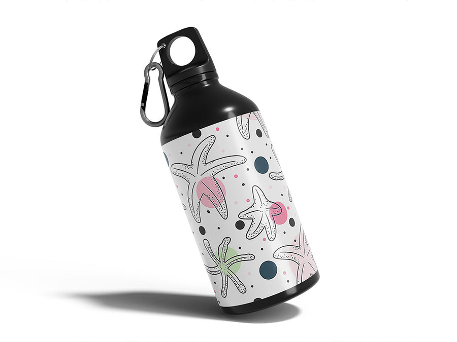 polka dots salt water Water Bottle DIY Stickers