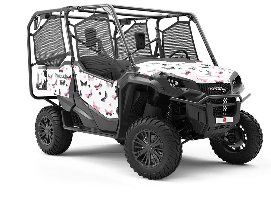Polkadot Daisies Bug Utility Vehicle Vinyl Wrap