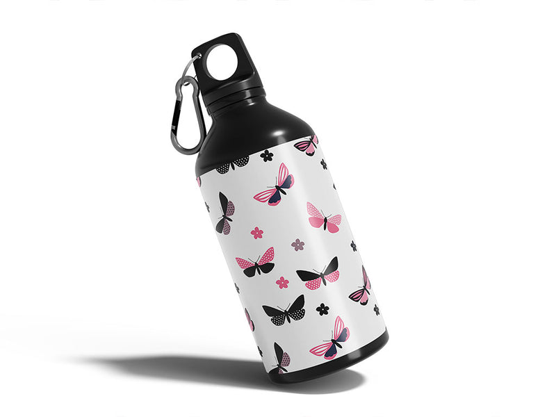 polkadot daisies bug Water Bottle DIY Stickers