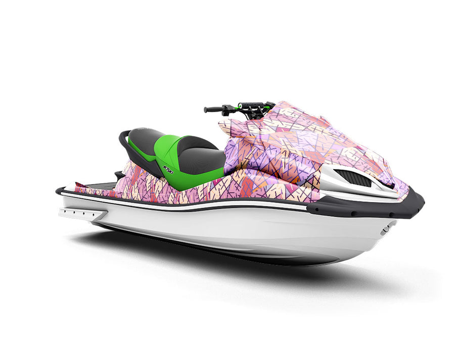 Pollockian Sensibilities Art Deco Jet Ski Vinyl Customized Wrap
