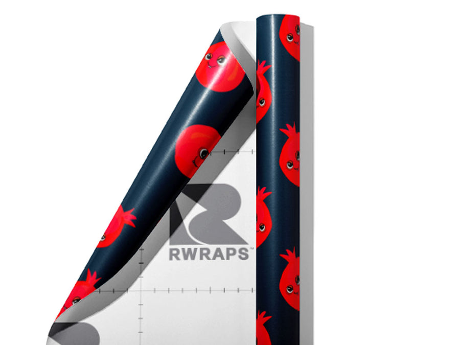 Pom Poms Fruit Wrap Film Sheets~Rwraps Series 914 Pom Poms Fruit Scrolled Sheet~3