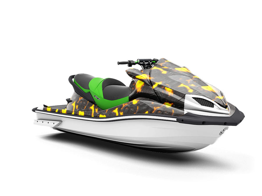 Pompeiian Despair Lava Jet Ski Vinyl Customized Wrap