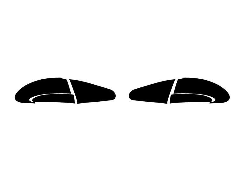 bonneville Precut Tail Light Tint Diagram