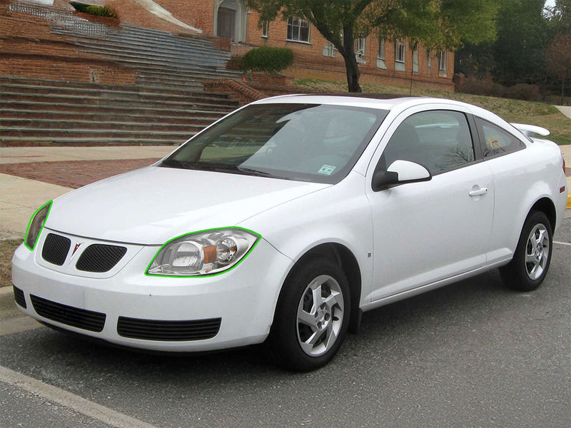 pontiac g5 2007-2009 Headlight Protection Installation Location