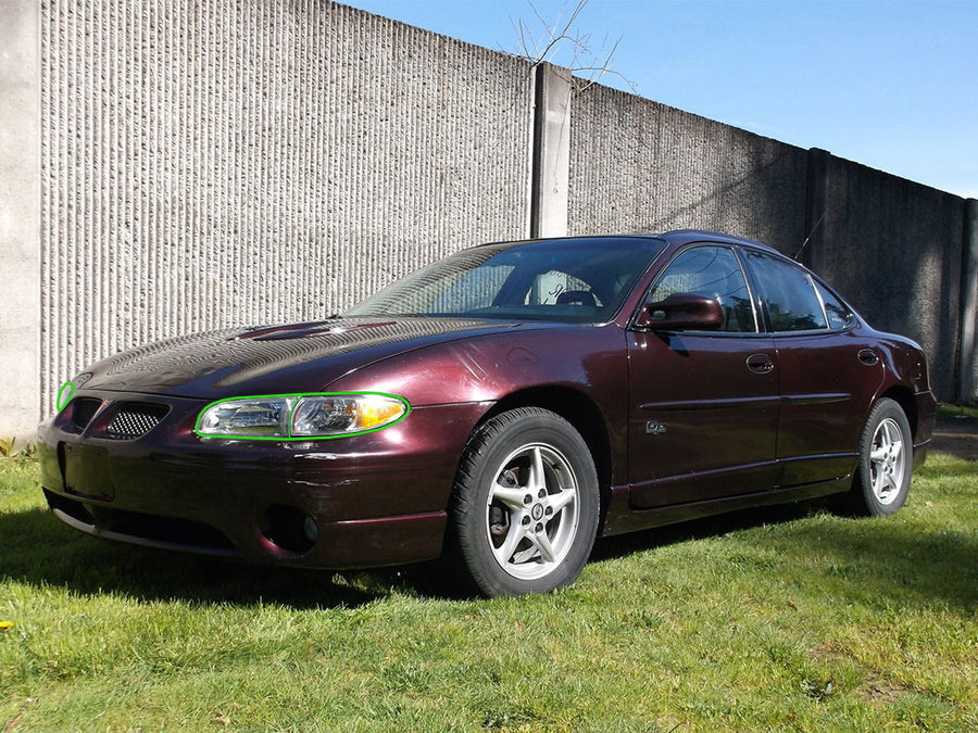 pontiac grand prix 1997-2003 Headlight Protection Installation Location